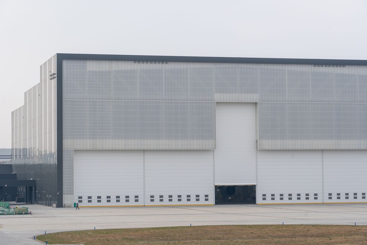 Well-maintained commercial building exterior